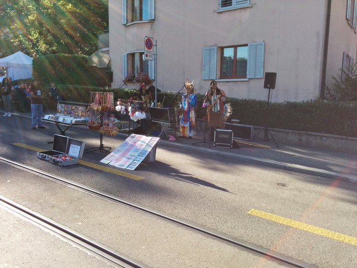 Zurich is truly multicultural: even American Indians come to sing at its festivals