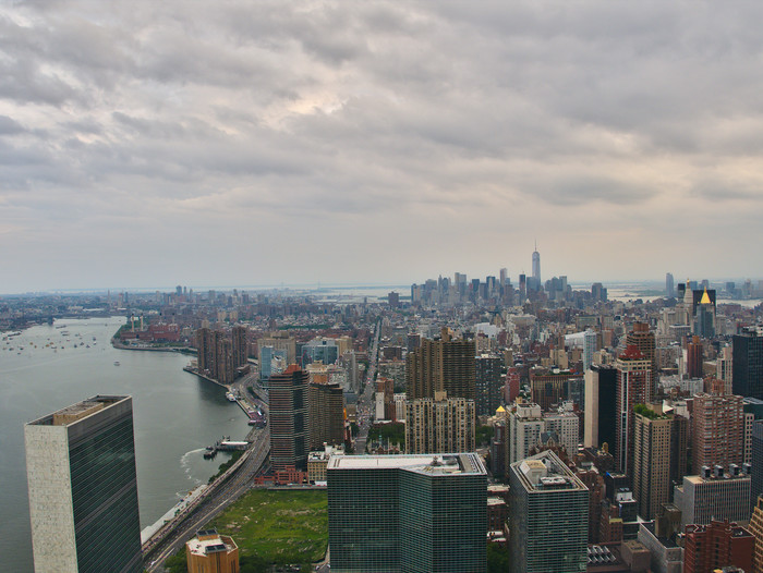 Manhattan from the 82nd floor.
