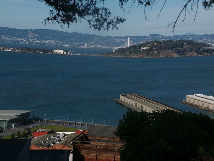 Bay view from the base of Coit Tower