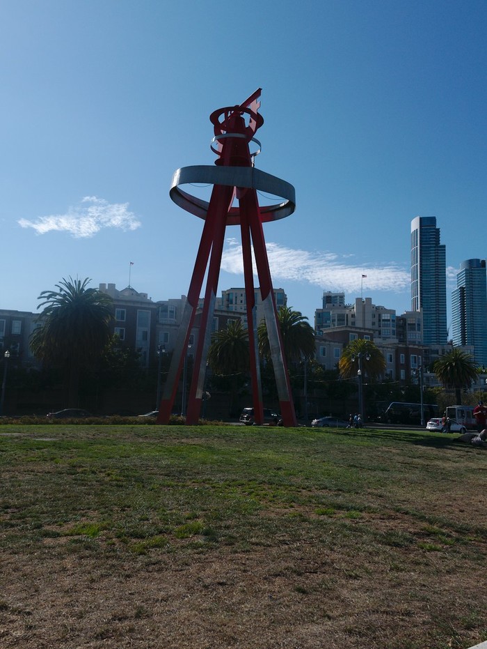 Some weird statue.
