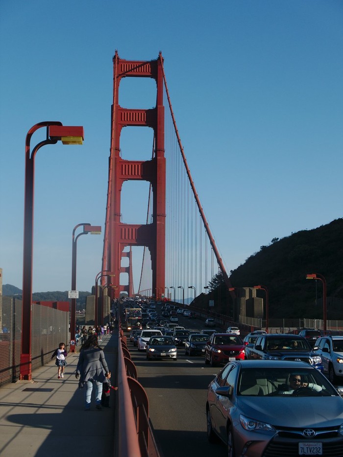 The Golden Gate bridge: it