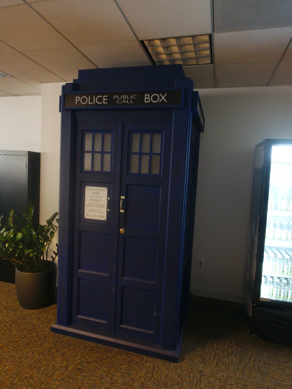 Tardis in the Google SF office