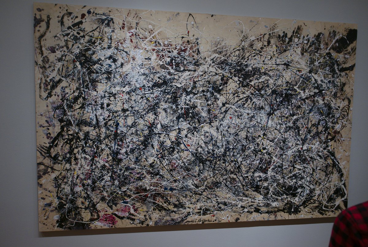 Jackson Pollock painting