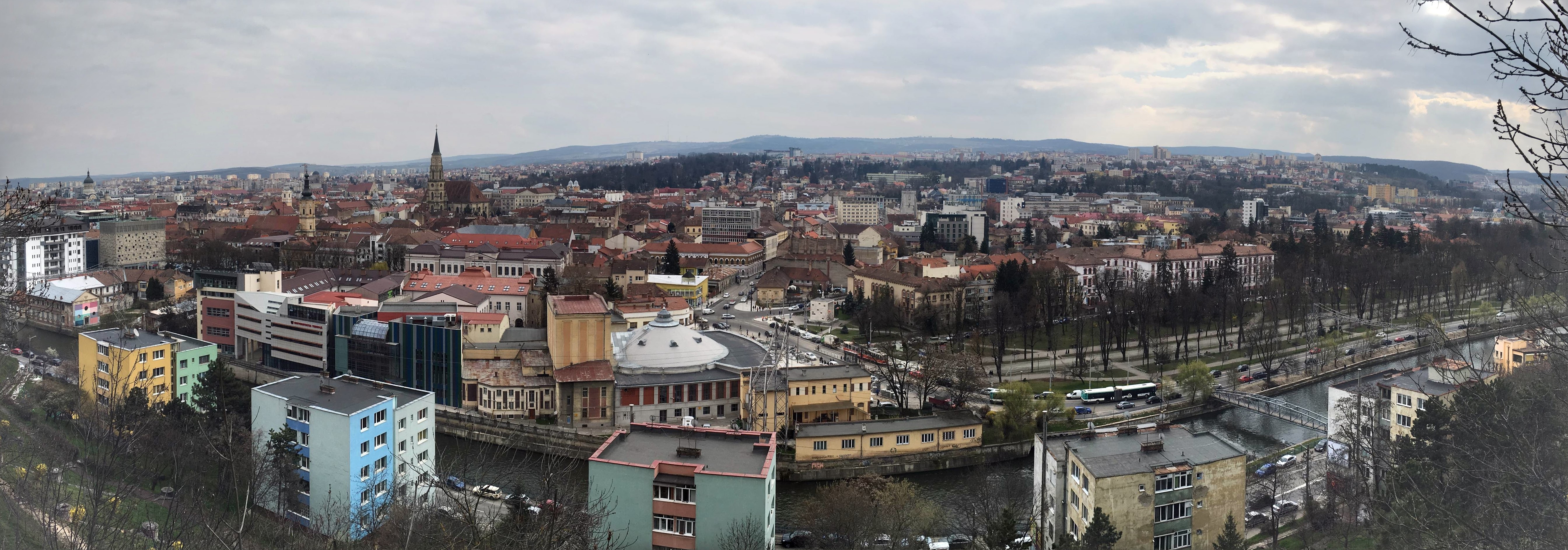 Cluj panorama from Cetatuie