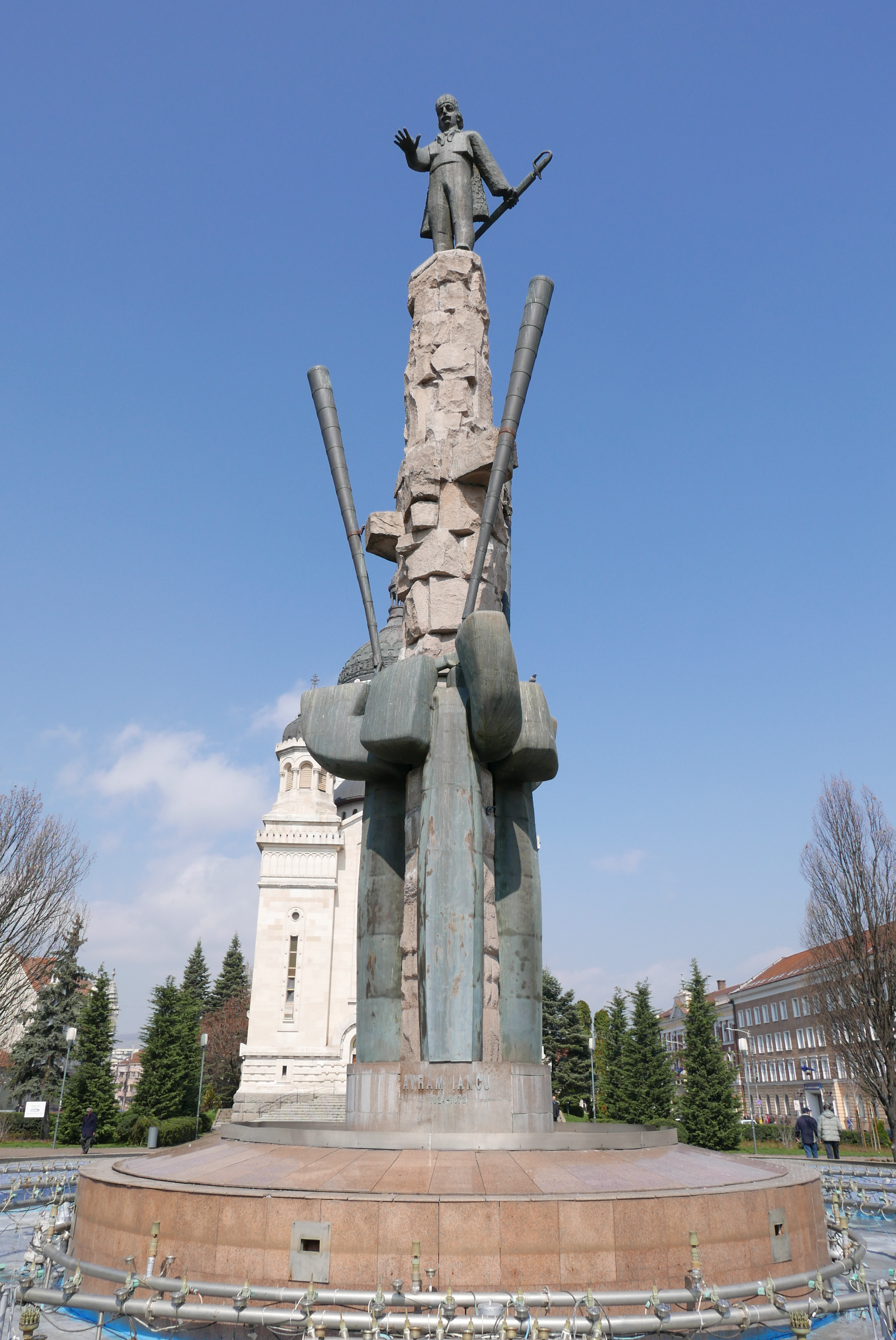 Avram Iancu guarding Cluj