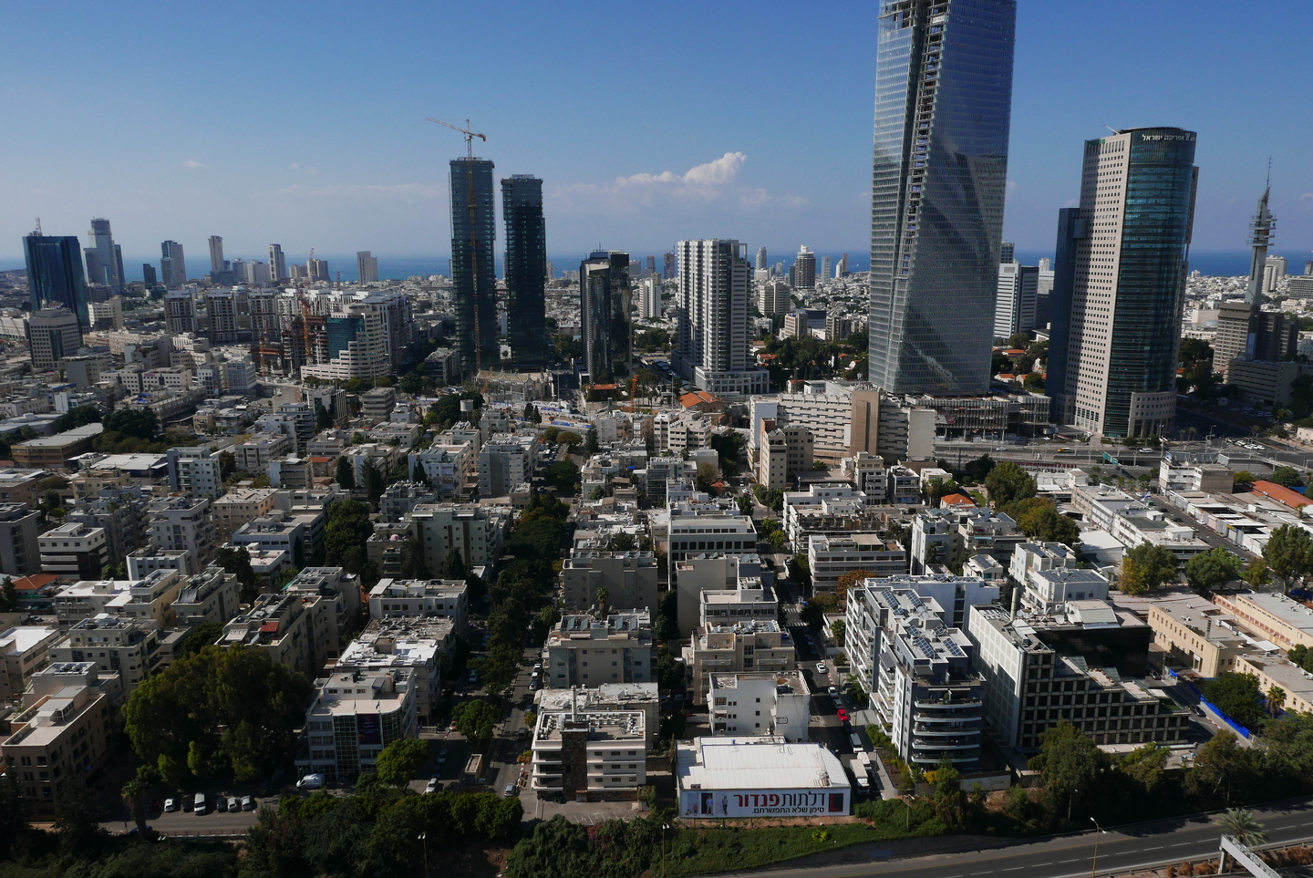 View from the Tel Aviv office of Google