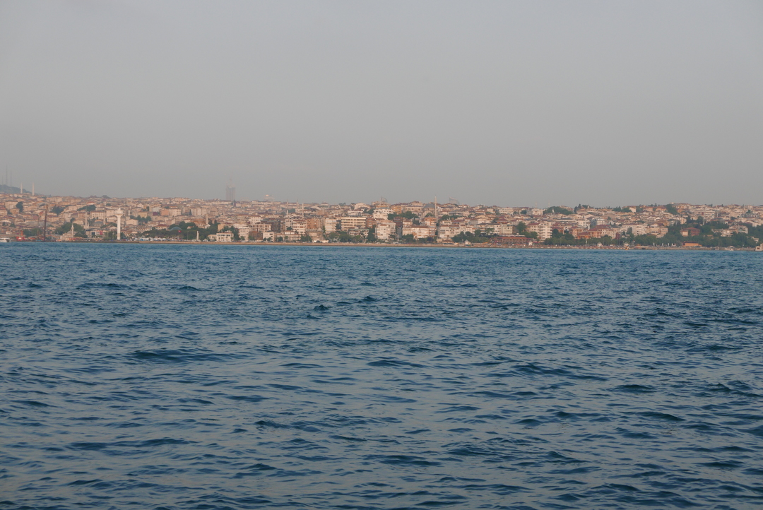 Looking across the Bosphorus