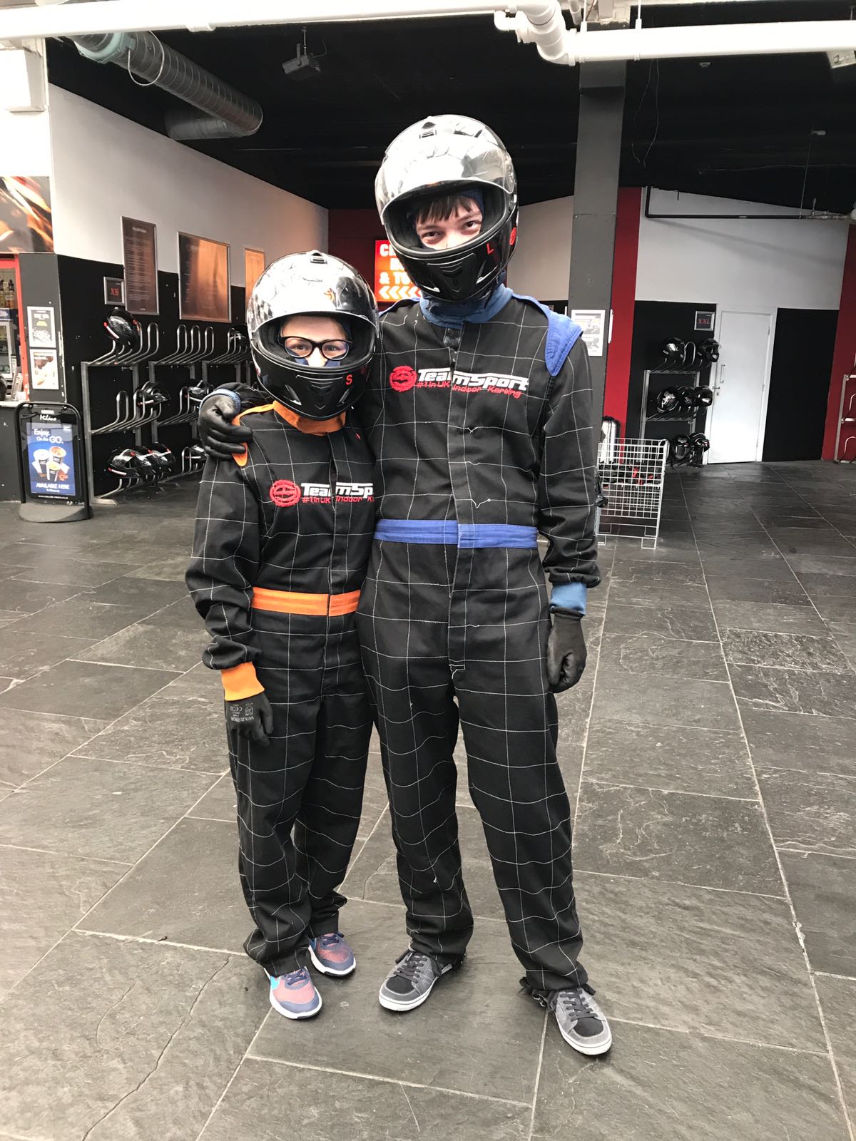 Karting with my wife