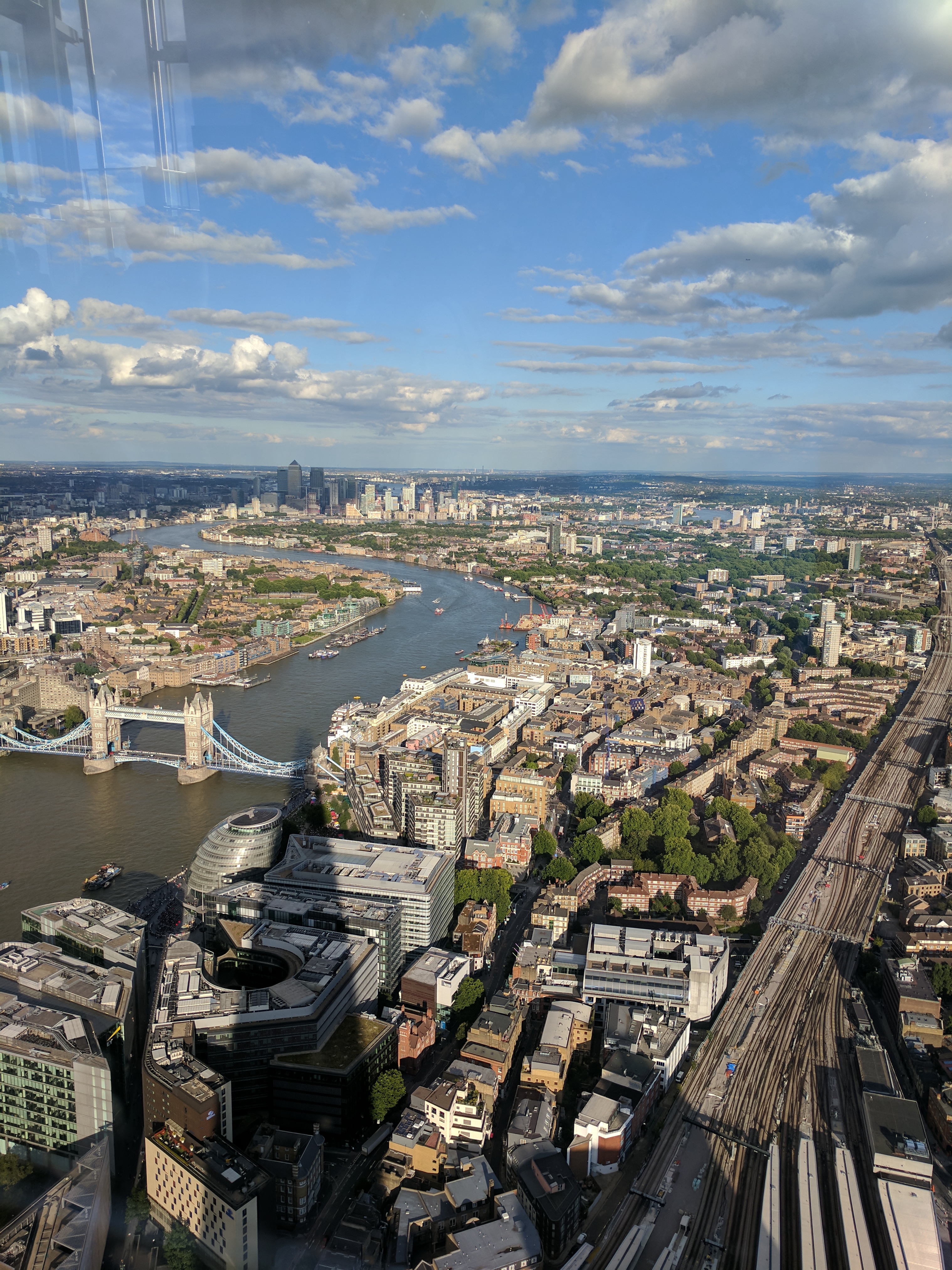 The view from the Shard
