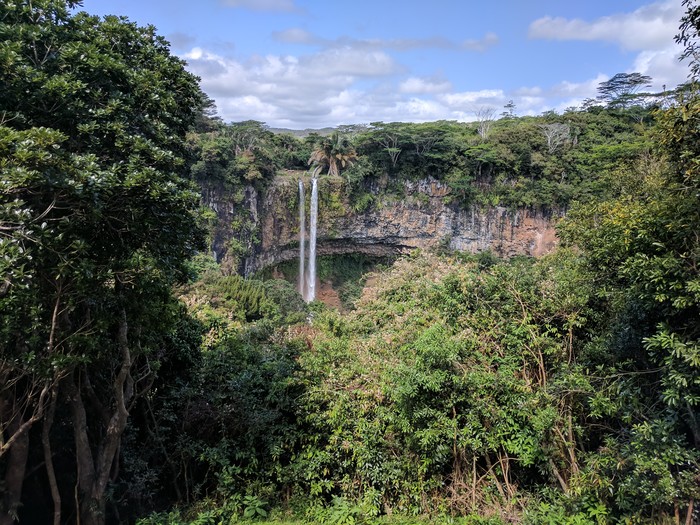 Chamarel Waterfalls.