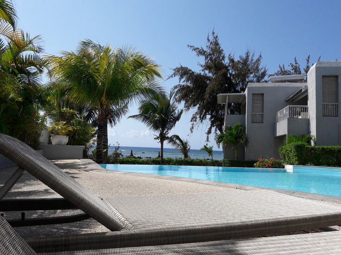 The hotel pool.