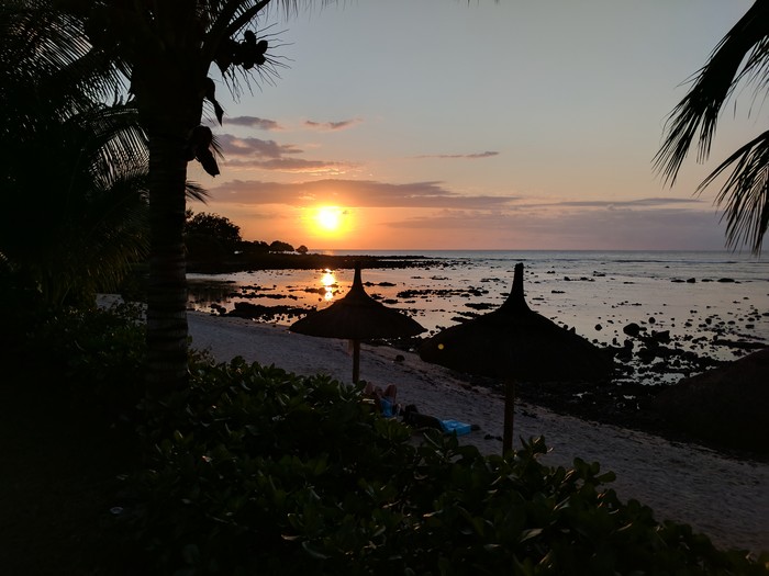 Sunset from our room.