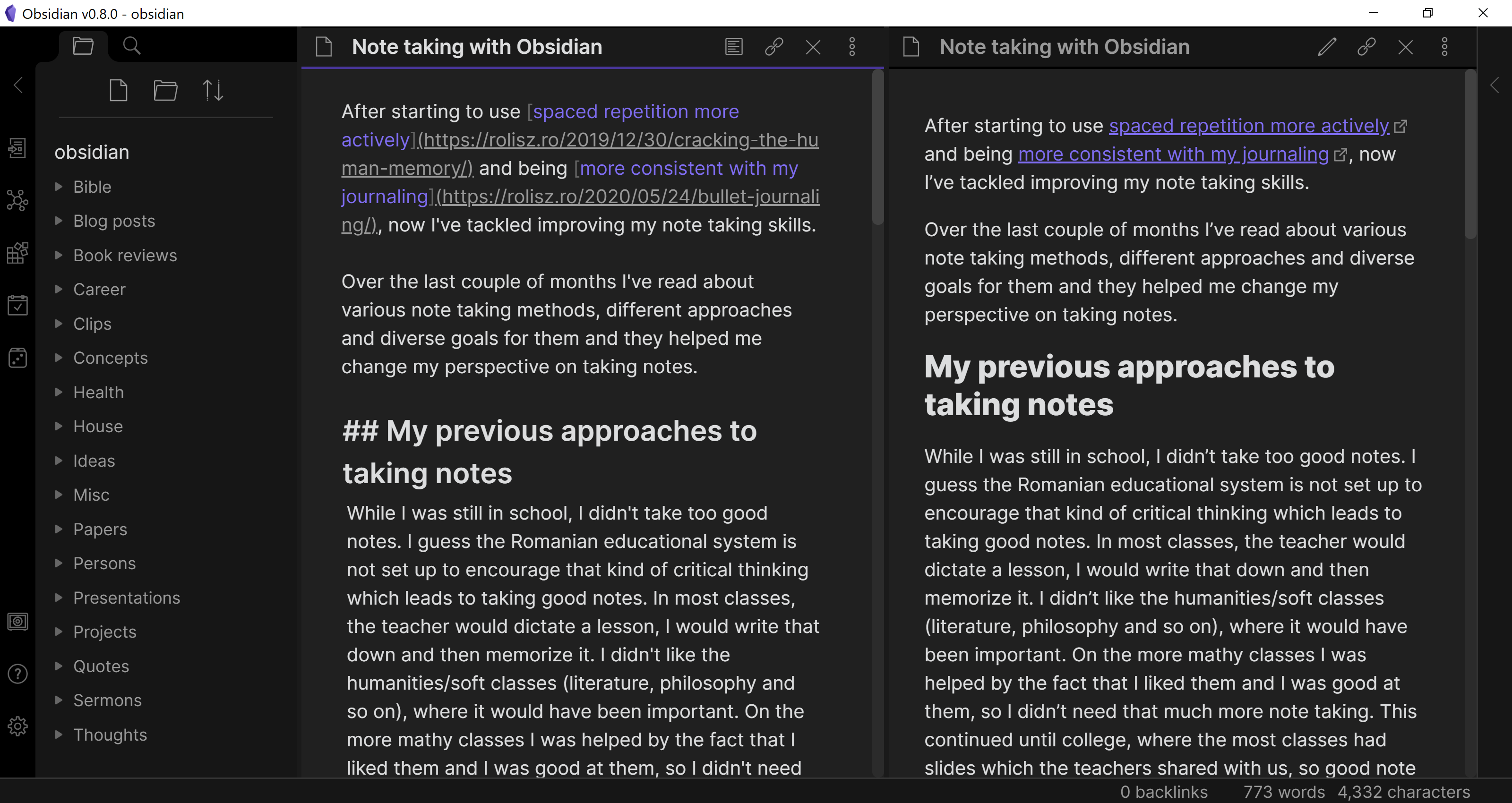 note-taking-with-obsidian