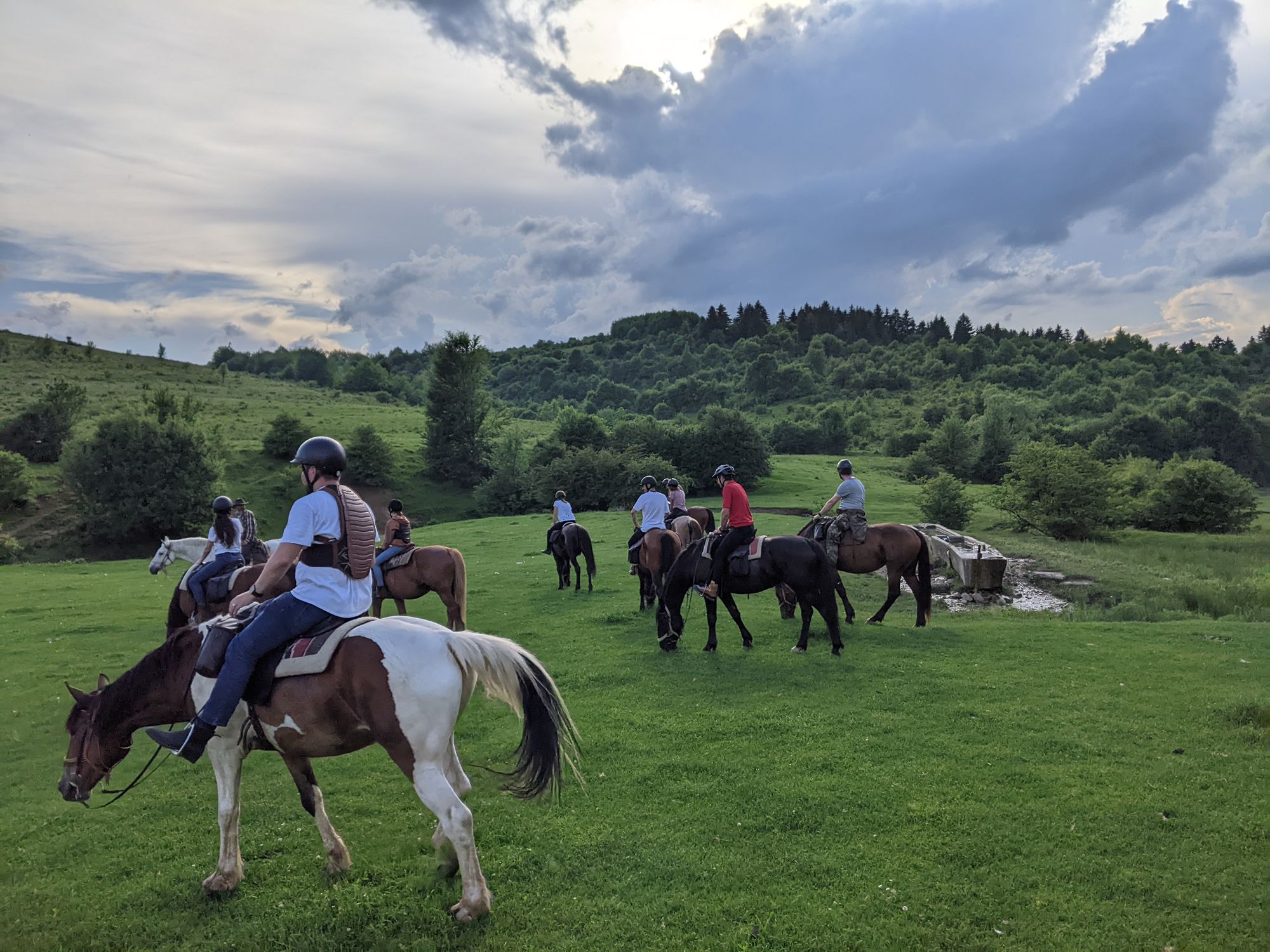 Roland tries new things: Horse riding